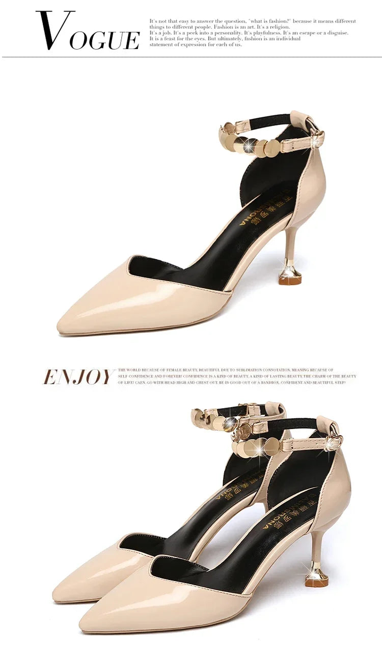 👑 ROYAL STILETTO BOUCLE — ESCARPINS BOUT POINTU