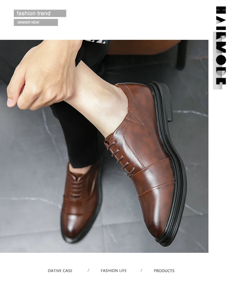 👑 King Cuir Quotidien – Derby Business Confort