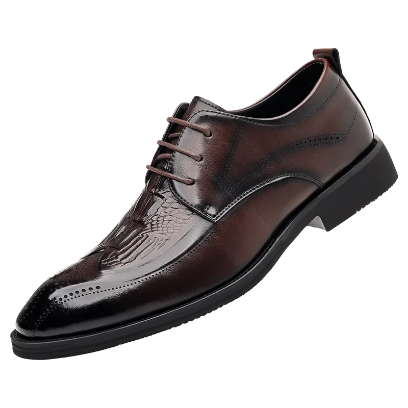 👑 King Derby Verni – Chaussure Banquet Prestige