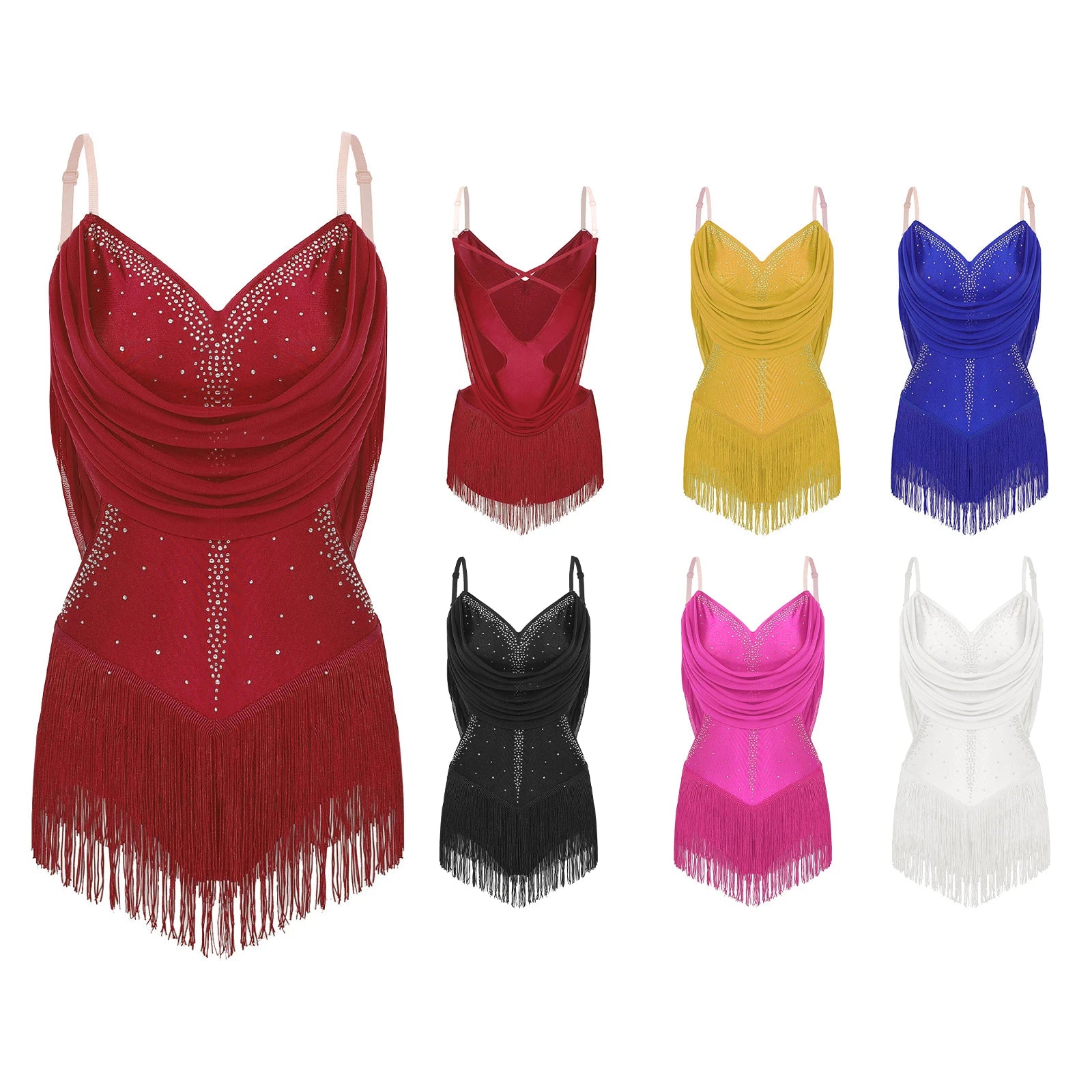 👑 QUEEN FRINGE — BODY DANSE FRANGES DRAPÉ COCKTAIL