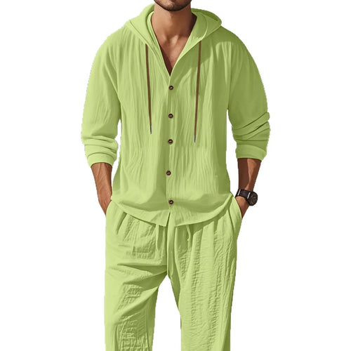 👑 KING LINEN SET — ENSEMBLE LIN CHEMISE & PANTALON SIGNATURE