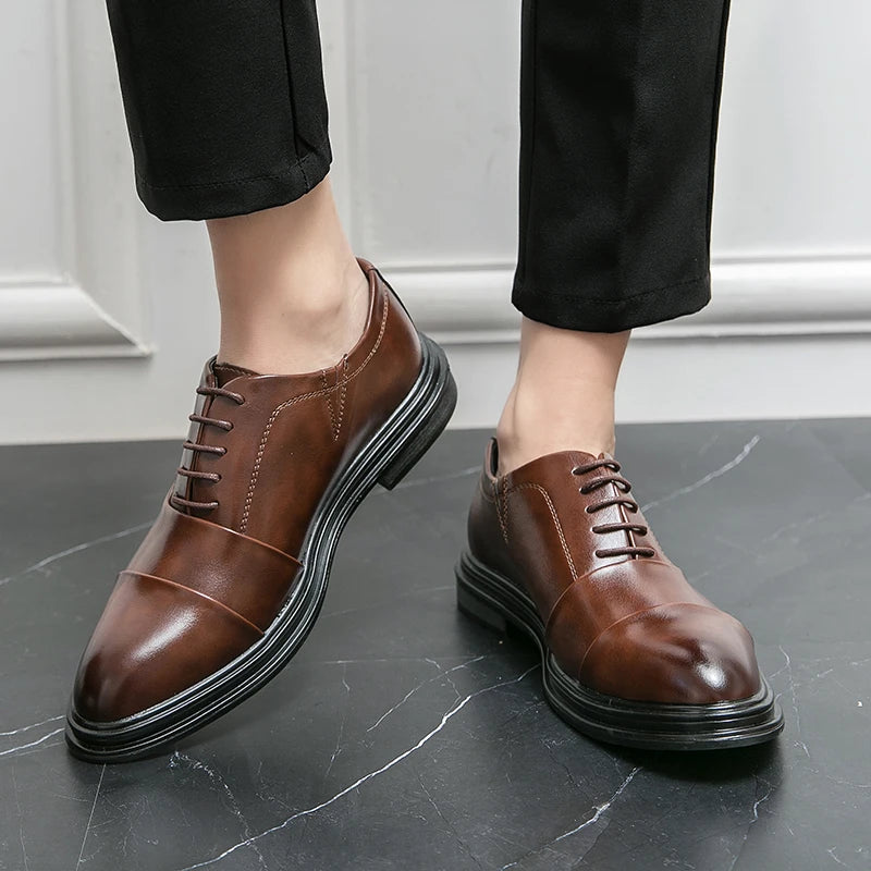 👑 King Cuir Quotidien – Derby Business Confort
