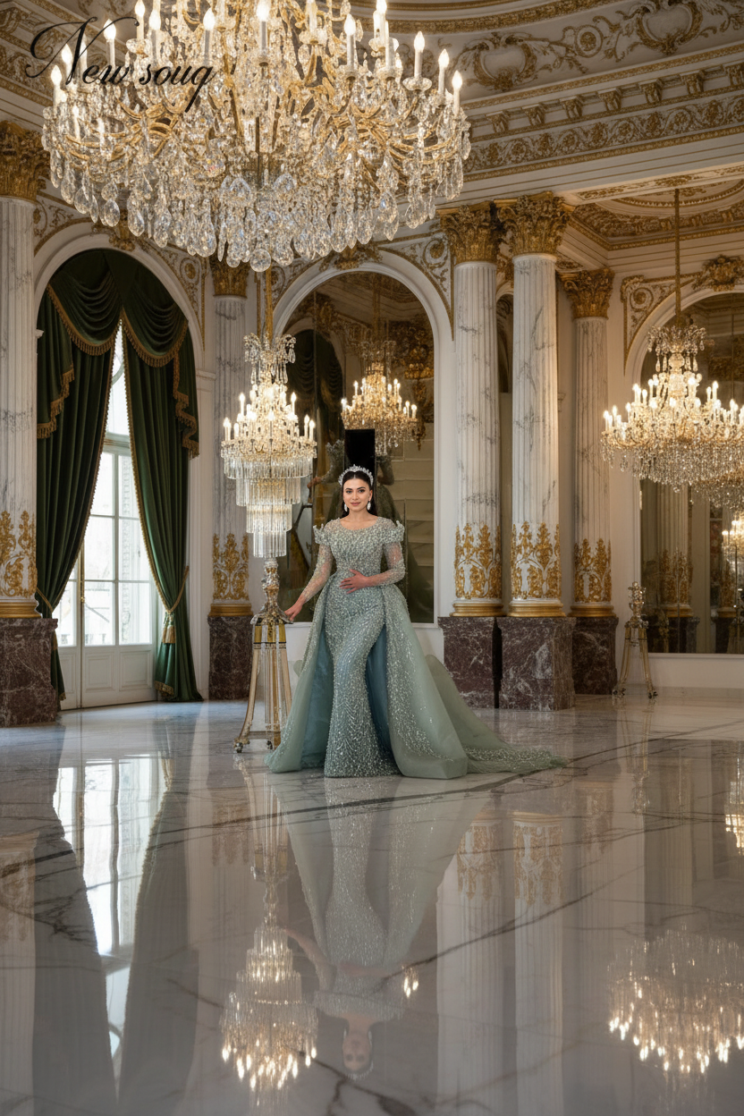 👑 QUEEN SIRÈNE DIAMANTS — ROBE SOIRÉE SUR MESURE RUNWAY EDITION