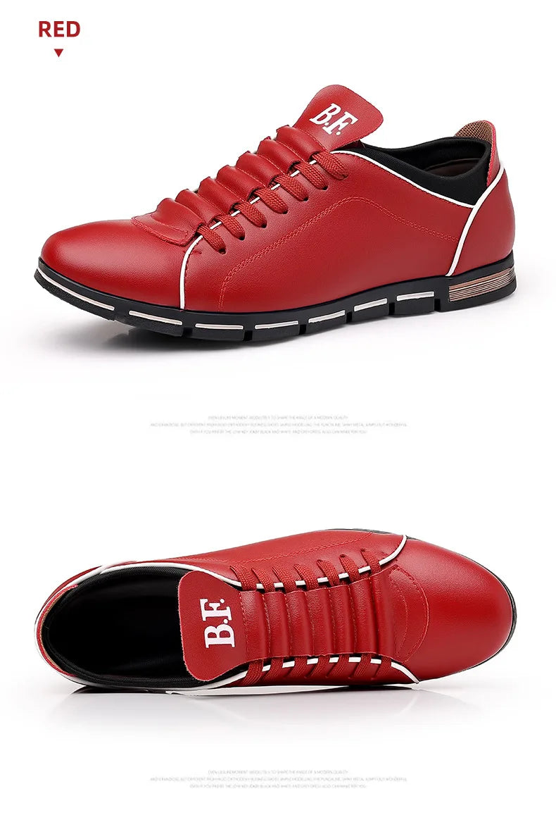 👑 King British Cuir – Loafer Casual Plat