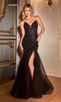 👑 Queen Sirène Épaule Libre – Robe Soirée Brillante