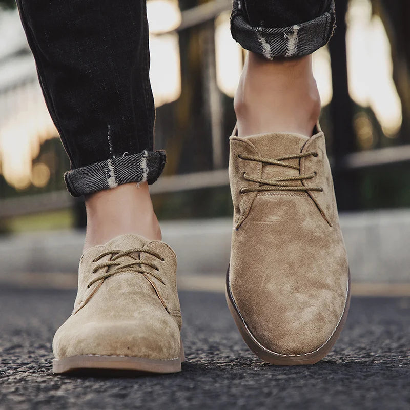 👑 King Derby Suede – Grande Taille Business