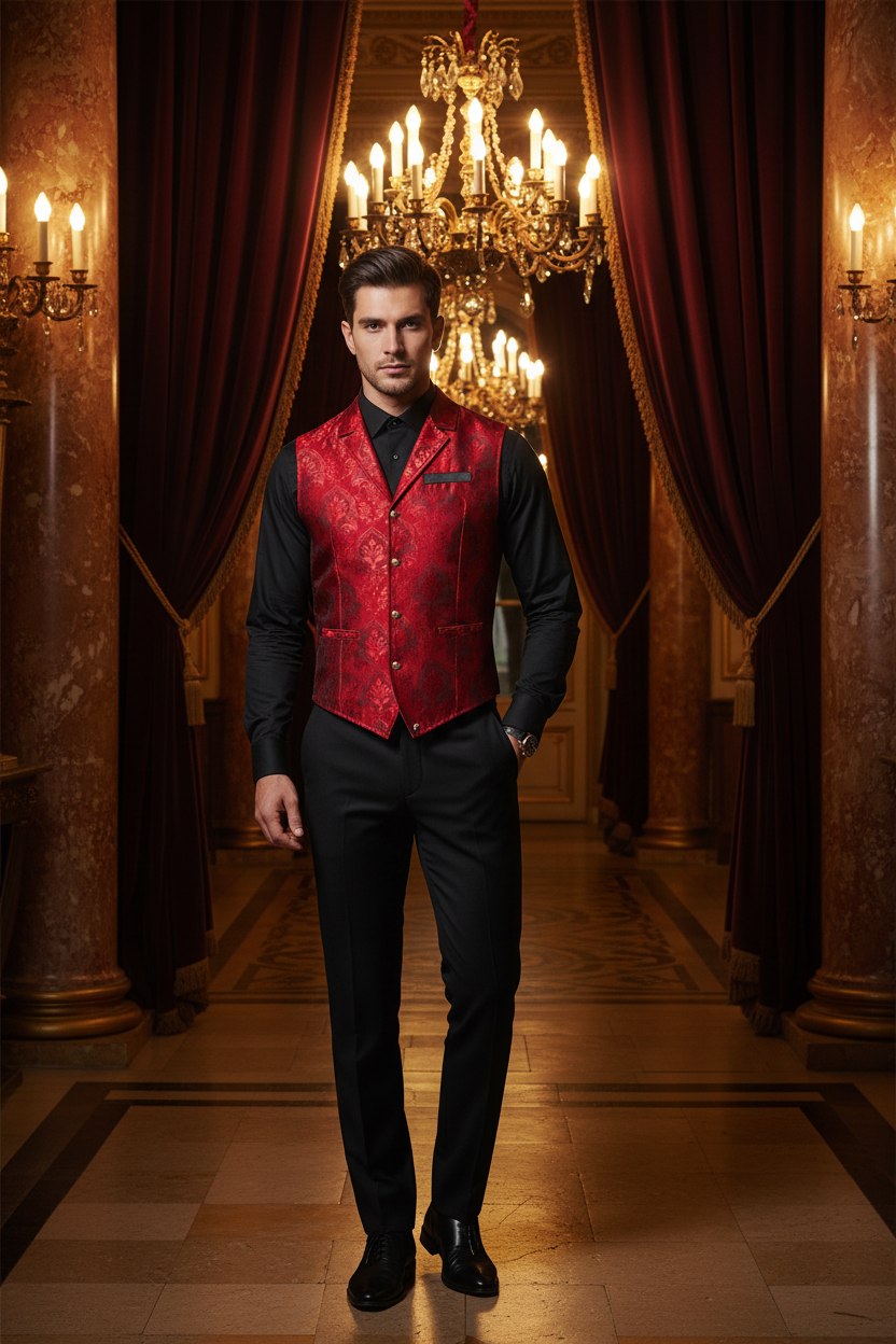 👑 KING JACQUARD — GILET SIGNATURE