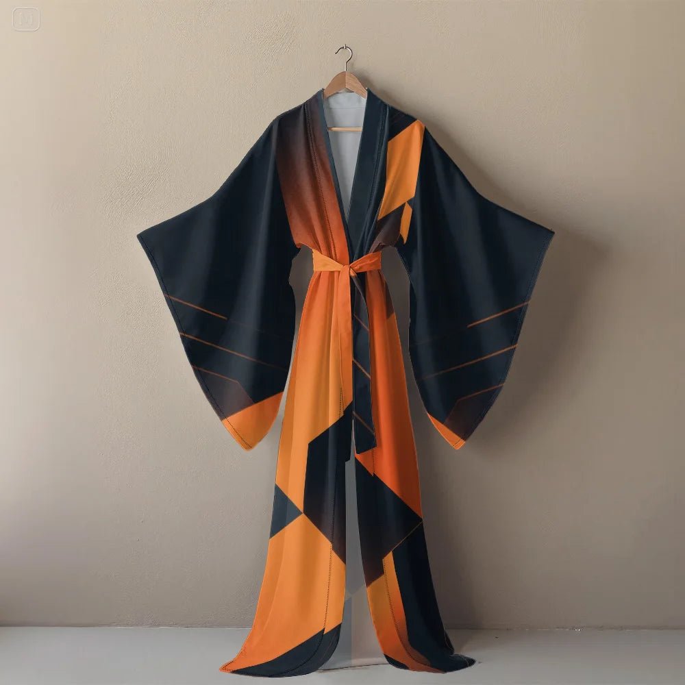 👑 Queen Kimono Boho – Robe Vacances Luxe