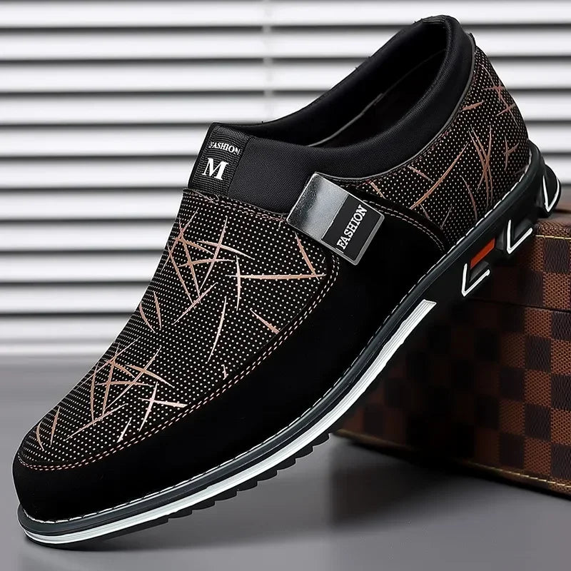 👑 King Slip-On Loafer – Mocassin Business Classique