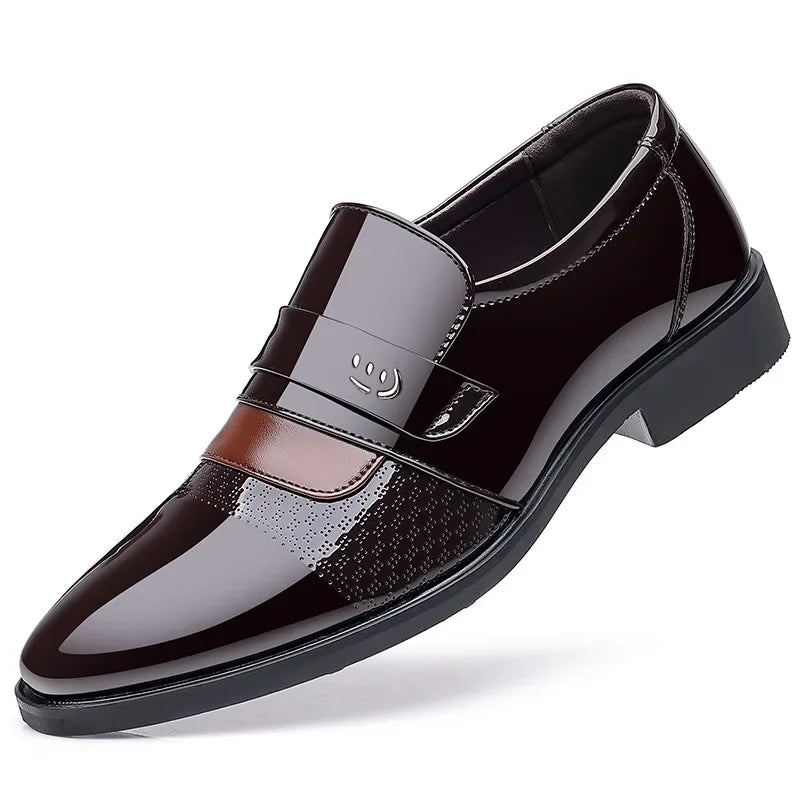 👑 Royal Brogue Retro – Oxford Sculpté Gentleman