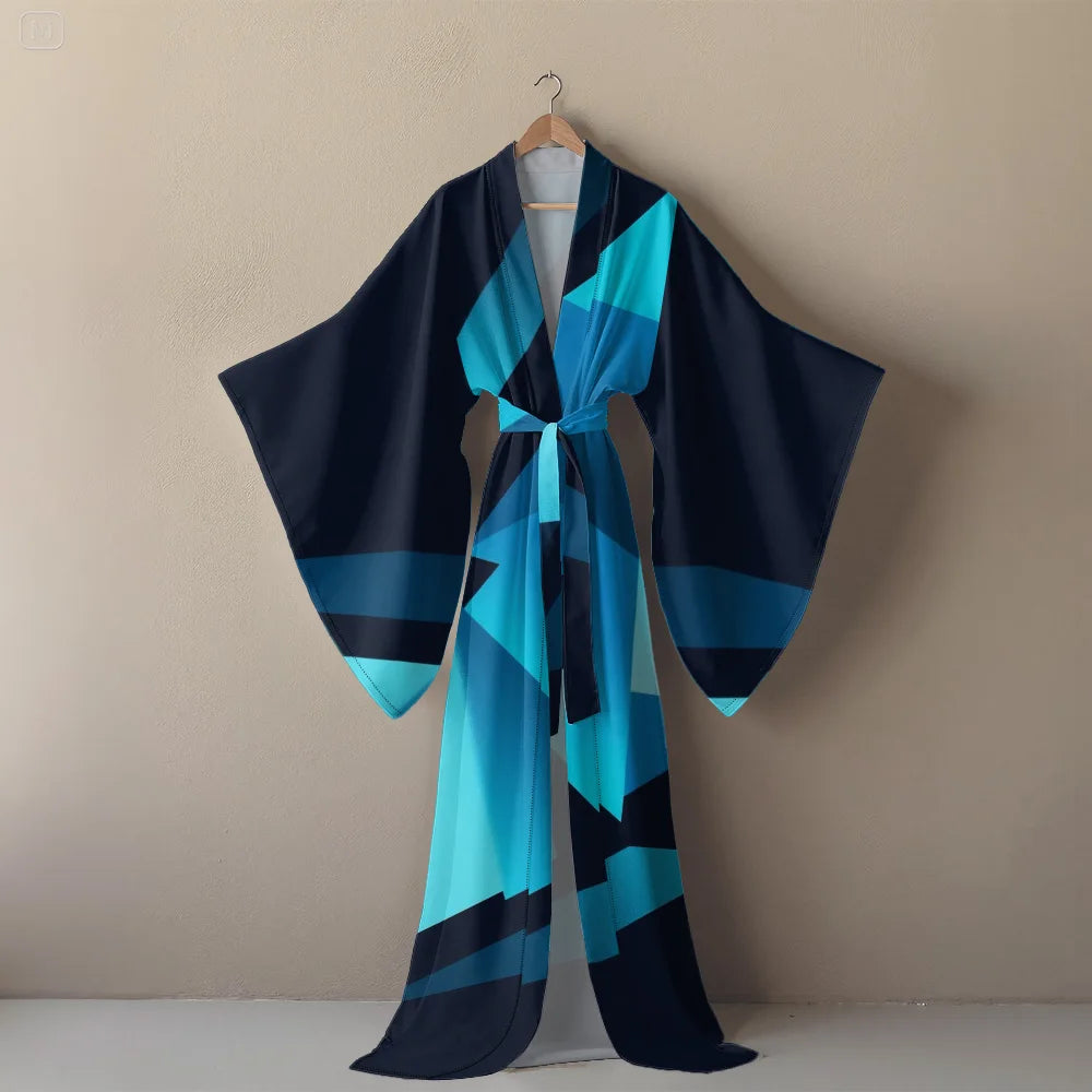 👑 Queen Kimono Boho – Robe Vacances Luxe