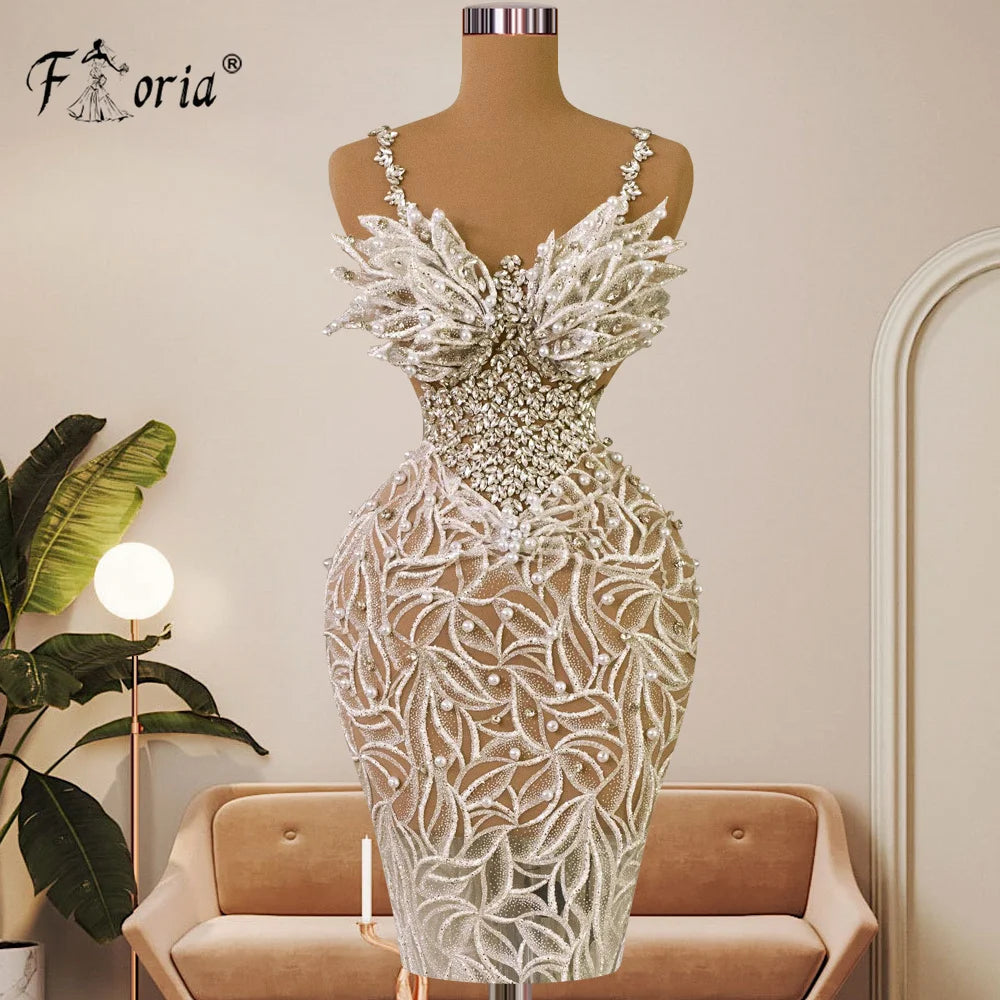 👑 QUEEN ILLUSION DRESS — ROBE COCKTAIL SIRÈNE À APPLIQUES