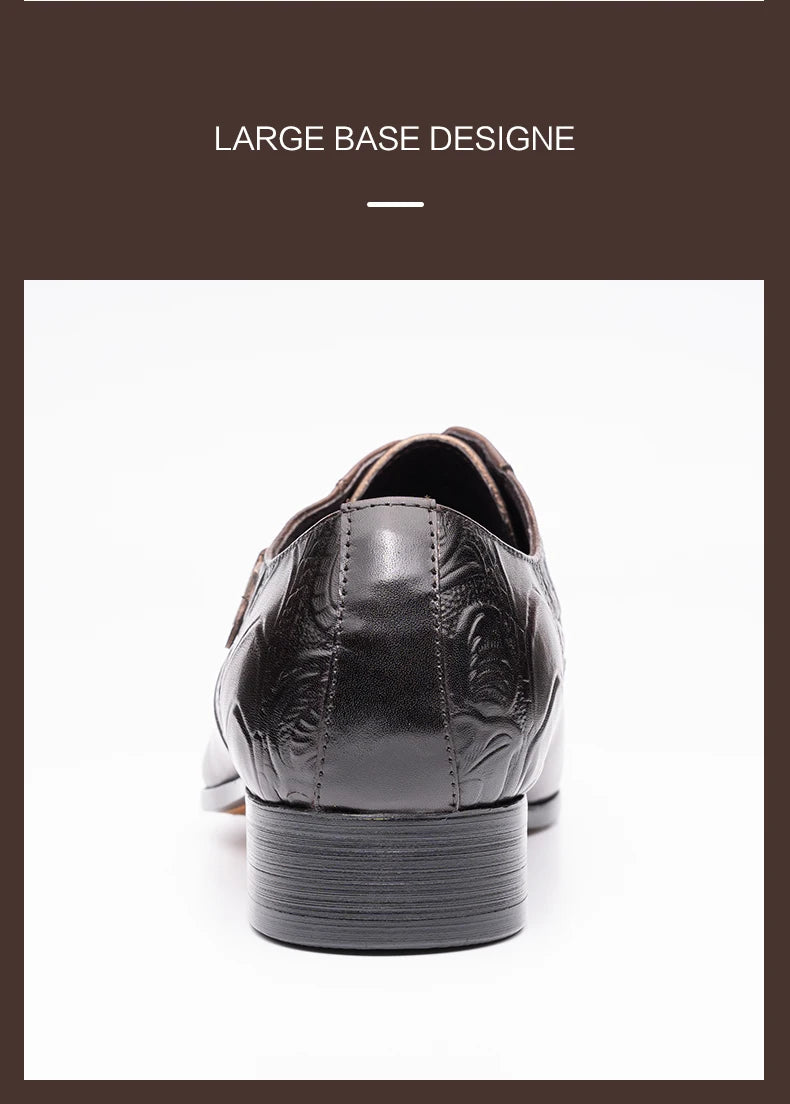 👑 Royal Oxford Européen – Cuir Véritable Formel