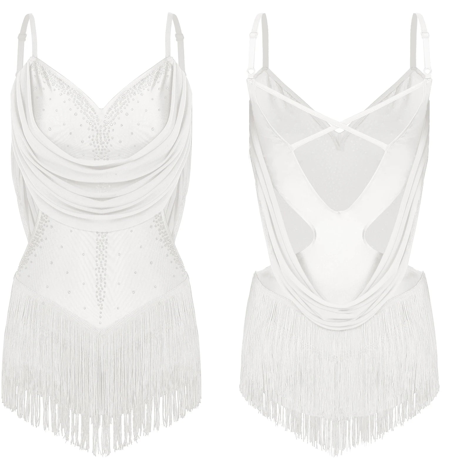 👑 QUEEN FRINGE — BODY DANSE FRANGES DRAPÉ COCKTAIL
