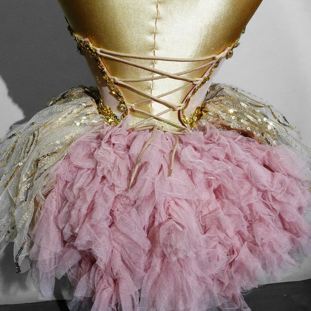 👑 QUEEN MINI ROBE COCKTAIL — ICÔNE DE SOIRÉE RUNWAY EDITION