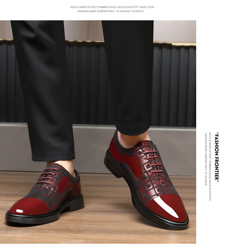 👑 Royal Business PU – Chaussure Costume Formelle