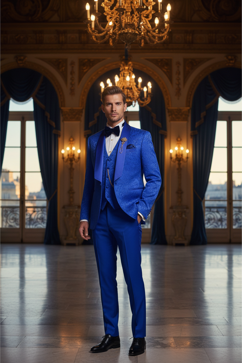 👑 King Léopard Or – Costume 3 Pièces Audace