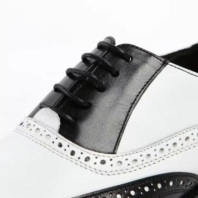 👑 ROYAL BROGUE OXFORD — CHAUSSURES HOMME CUIR BOUT POINTU ÉLÉGANTES