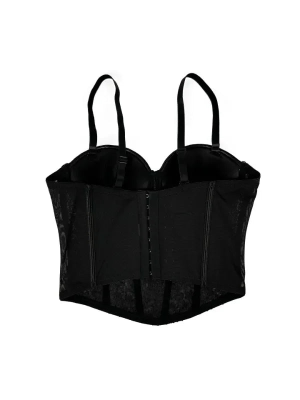 👑 Queen Corset Sequins – Top Scène & Soirée