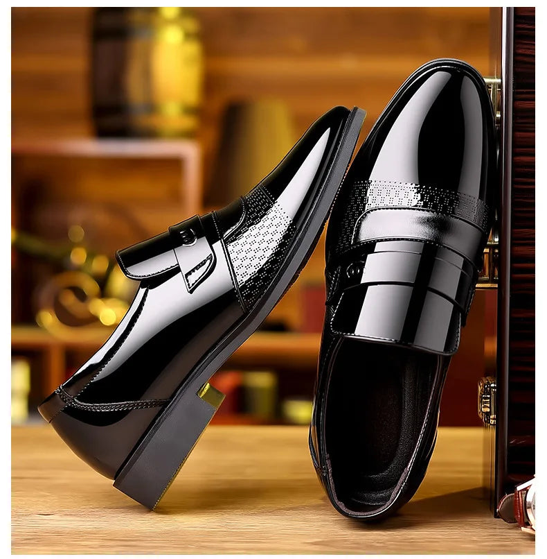 👑 Royal Brogue Retro – Oxford Sculpté Gentleman