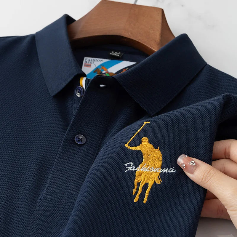 👑 KING POLO BRODÉ COTON — ESSENTIAL SUMMER RUNWAY EDITION