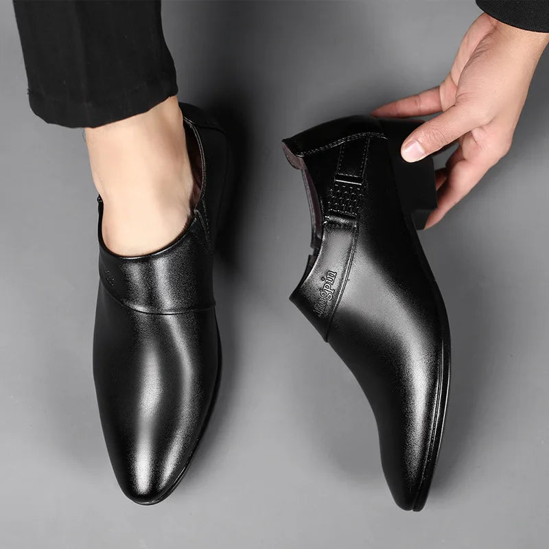 👑 Royal Slip-On Cuir – Oxford Business Grande Taille