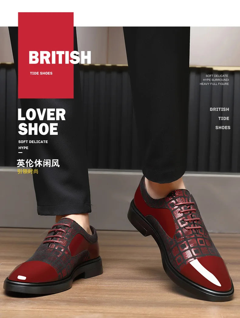 👑 Royal Business PU – Chaussure Costume Formelle