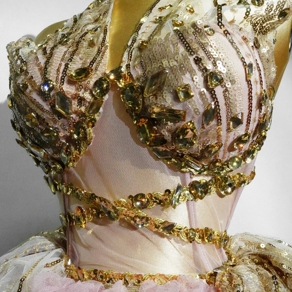 👑 QUEEN MINI ROBE COCKTAIL — ICÔNE DE SOIRÉE RUNWAY EDITION