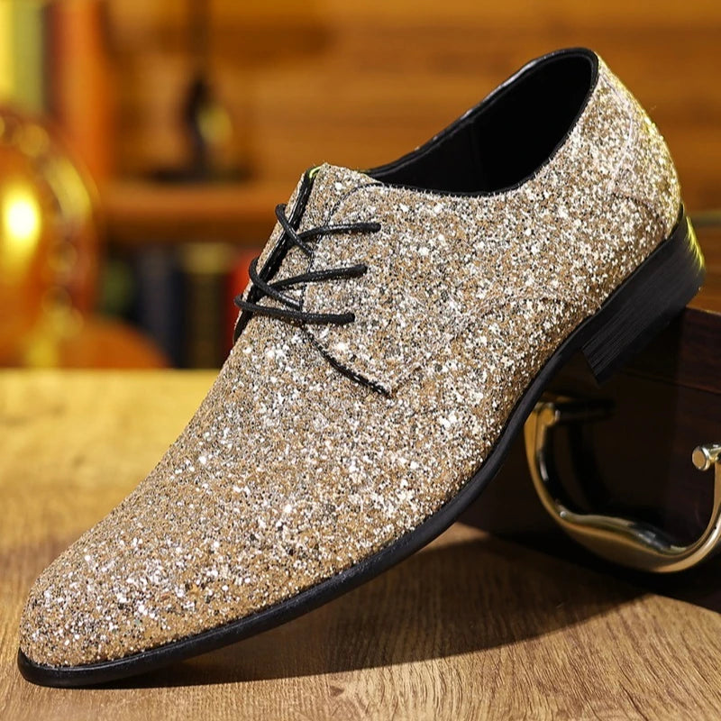👑 Royal Sequins Or & Argent – Oxford Mariage