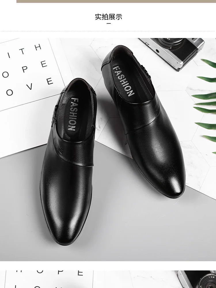 👑 Royal Slip-On Cuir – Oxford Business Grande Taille