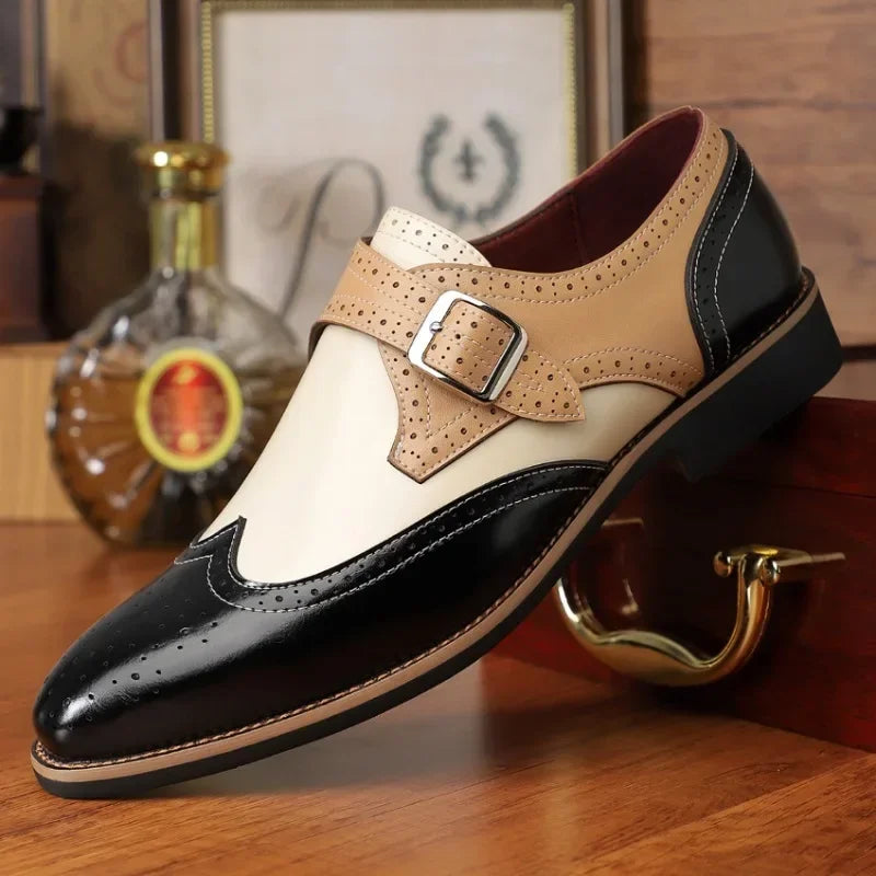 👑 Royal Oxford Brogue – Cuir Signature 2026