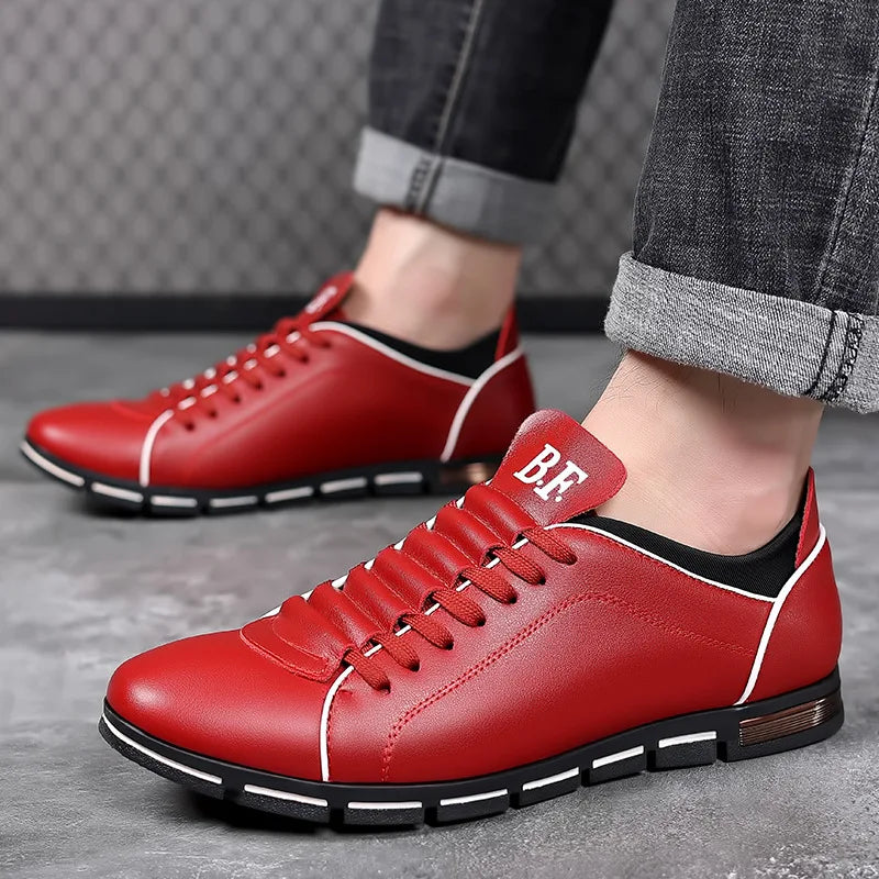 👑 King British Cuir – Loafer Casual Plat