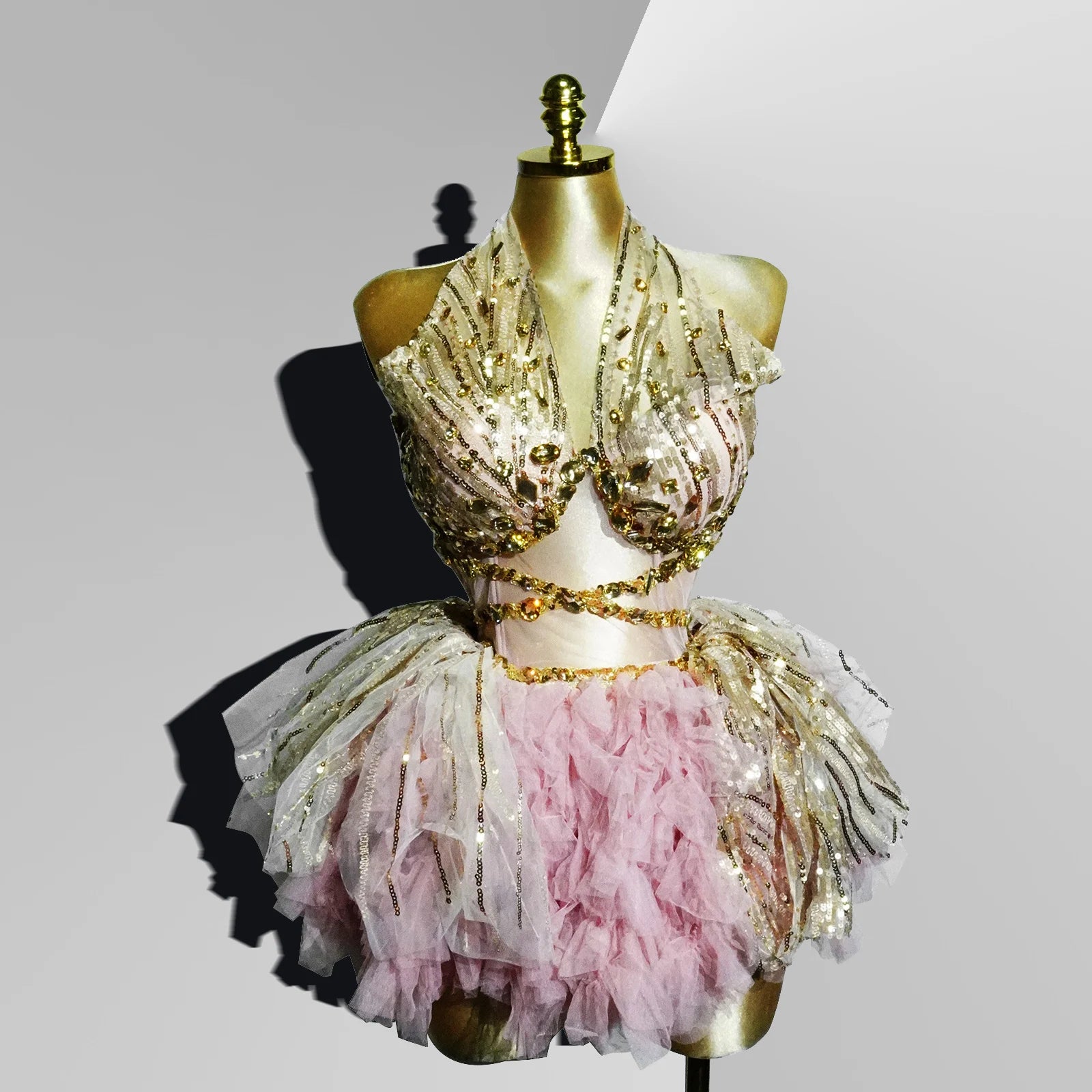 👑 QUEEN MINI ROBE COCKTAIL — ICÔNE DE SOIRÉE RUNWAY EDITION
