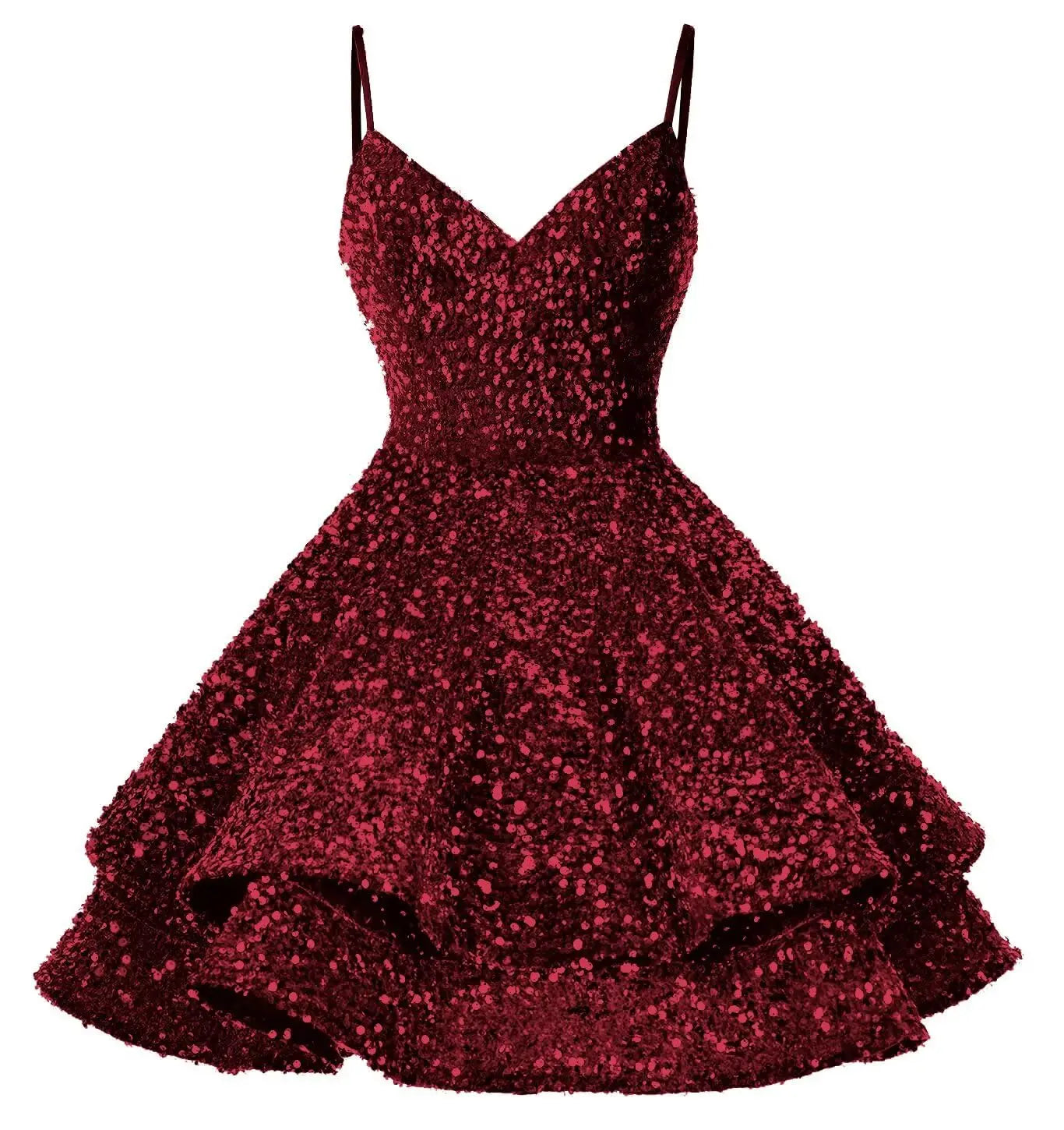 👑 QUEEN SEQUINS COL V — ROBE PROM SIGNATURE RUNWAY EDITION