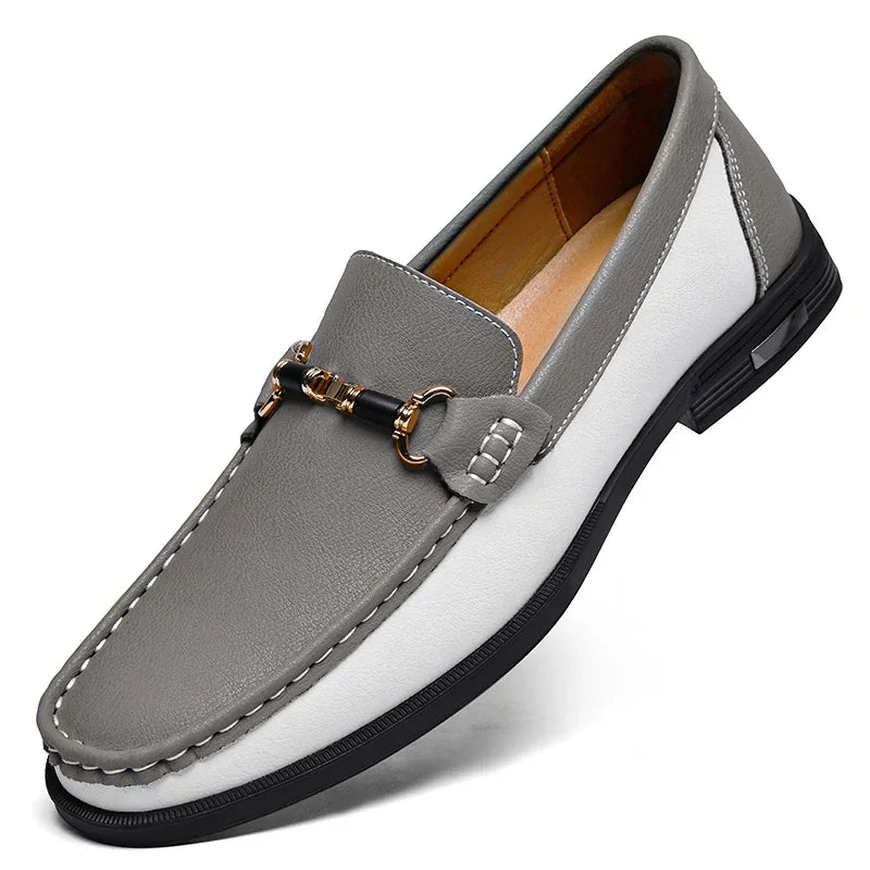 👑 King Loafer Boucle – Mocassin Cuir Premium