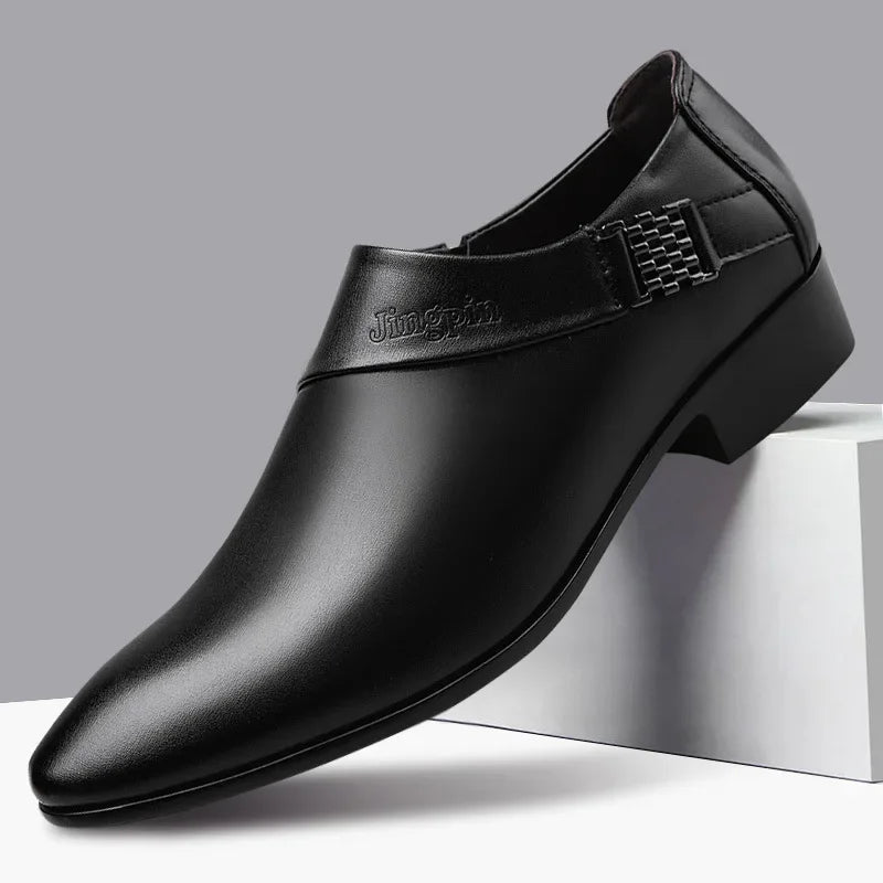 👑 Royal Slip-On Cuir – Oxford Business Grande Taille