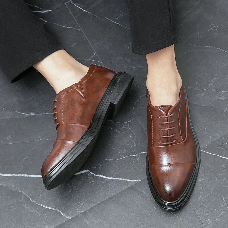 👑 King Cuir Quotidien – Derby Business Confort