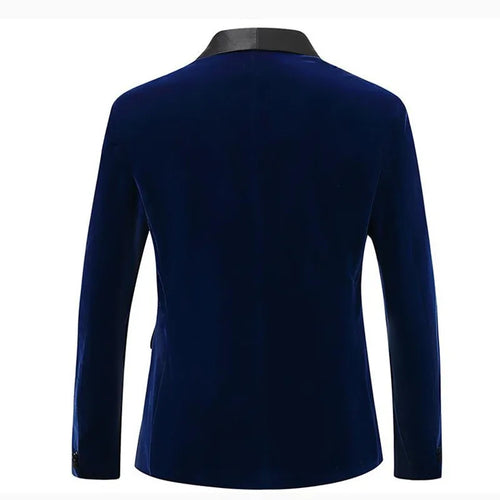 👑 KING BLAZER — VESTE HOMME VELOURS DORÉ STYLE ANGLAIS