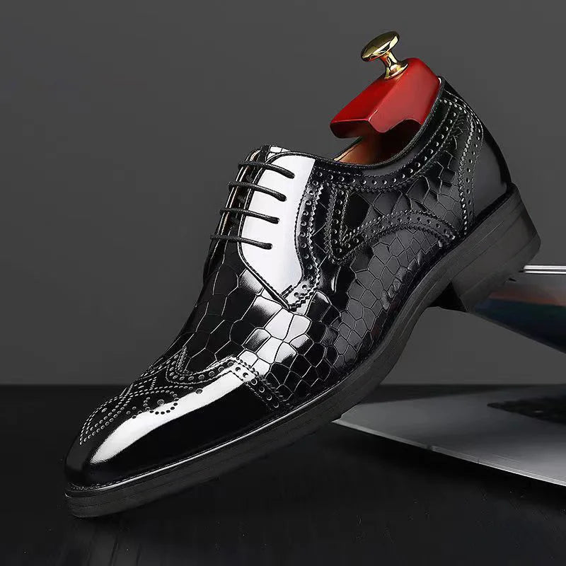 👑 Royal Oxford Gentleman – Cuir Pointé 2026