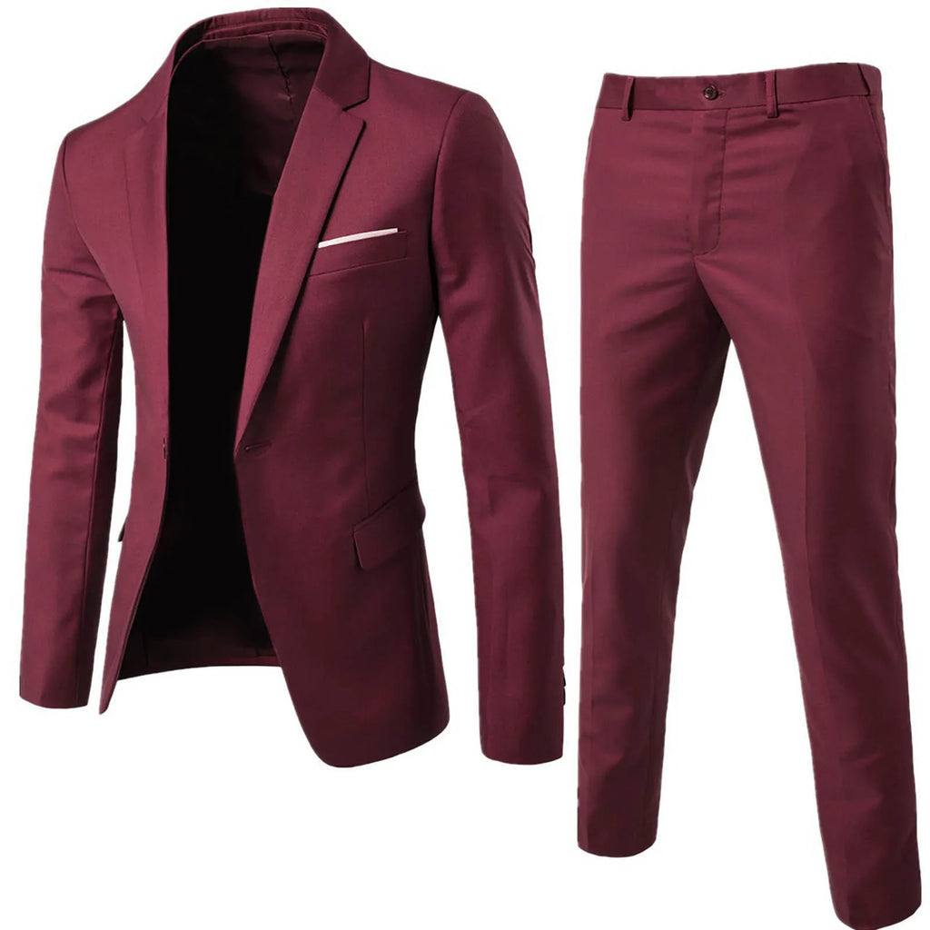 👑 KING SLIM SUIT — COSTUME 2 PIÈCES HOMME SLIM BUSINESS