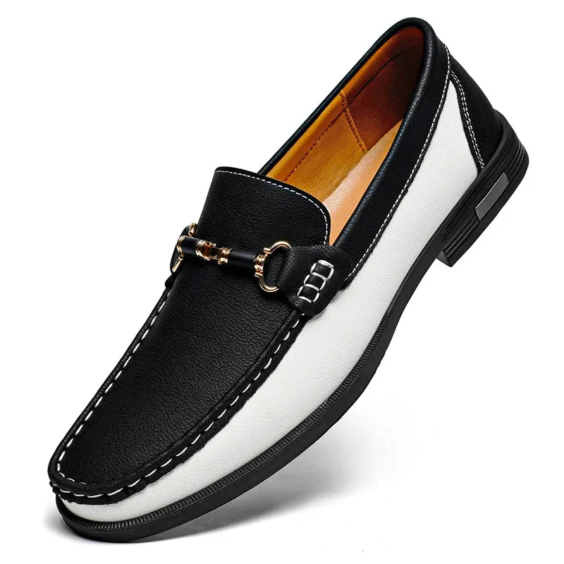 👑 King Loafer Boucle – Mocassin Cuir Premium