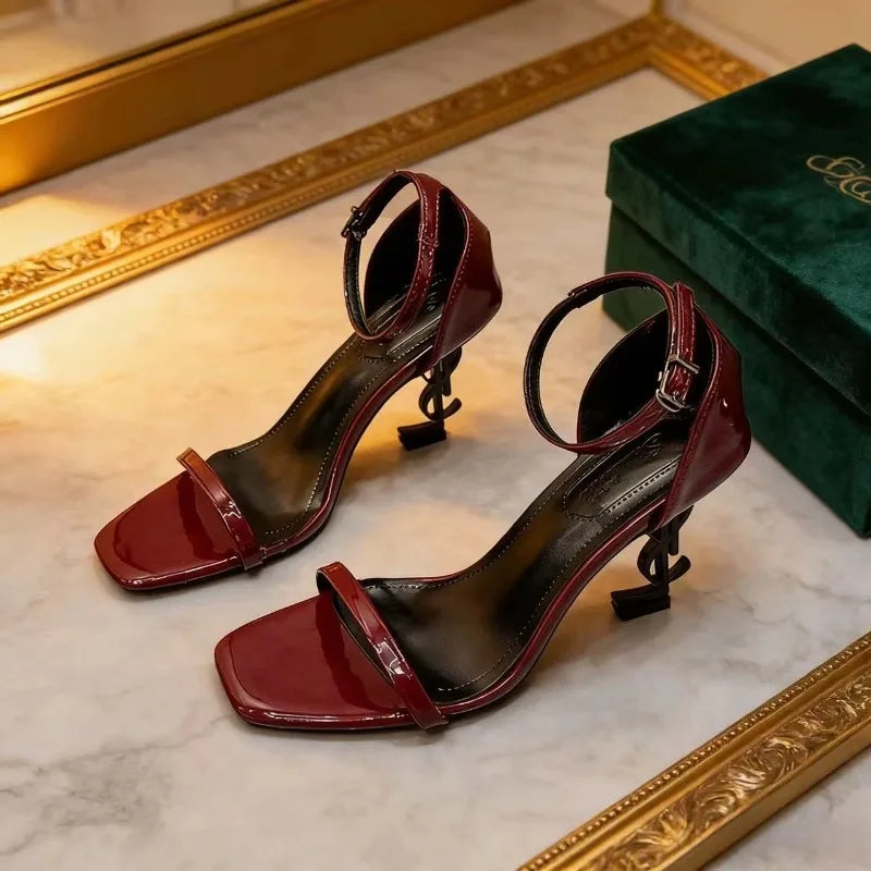 👑 ROYAL FLAT MULES — MULES PLATES BOUT CARRÉ GRANDE TAILLE