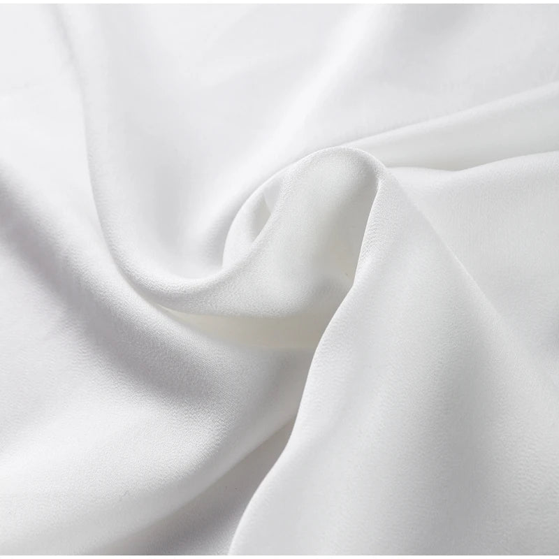 👑 QUEEN SATIN RIBBON — ROBE LONGUE COL DIAGONAL & DOS NU SIGNATURE
