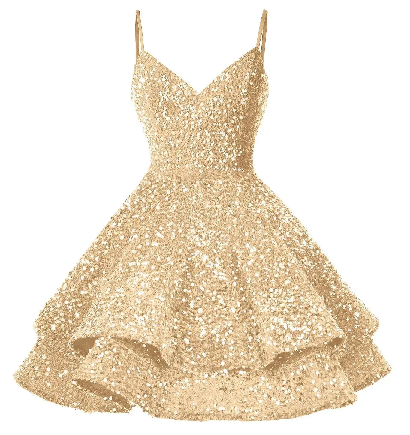 👑 QUEEN SEQUINS COL V — ROBE PROM SIGNATURE RUNWAY EDITION