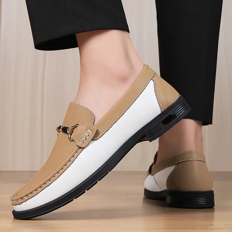 👑 King Loafer Boucle – Mocassin Cuir Premium