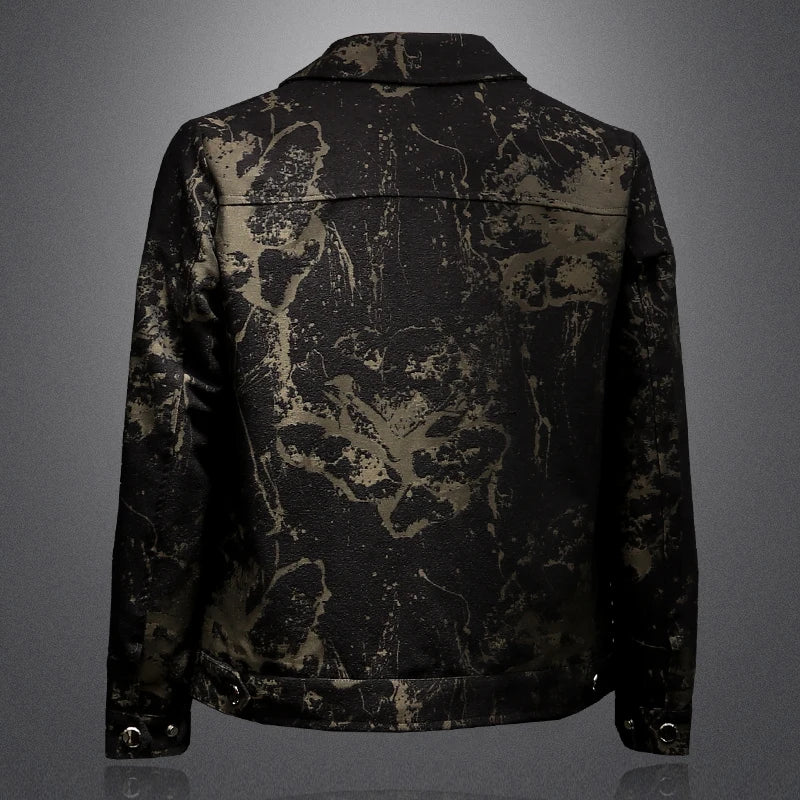 👑 KING JACQUARD BLAZER — VESTE SLIM FIT JACQUARD BUSINESS CASUAL COUPE-VENT