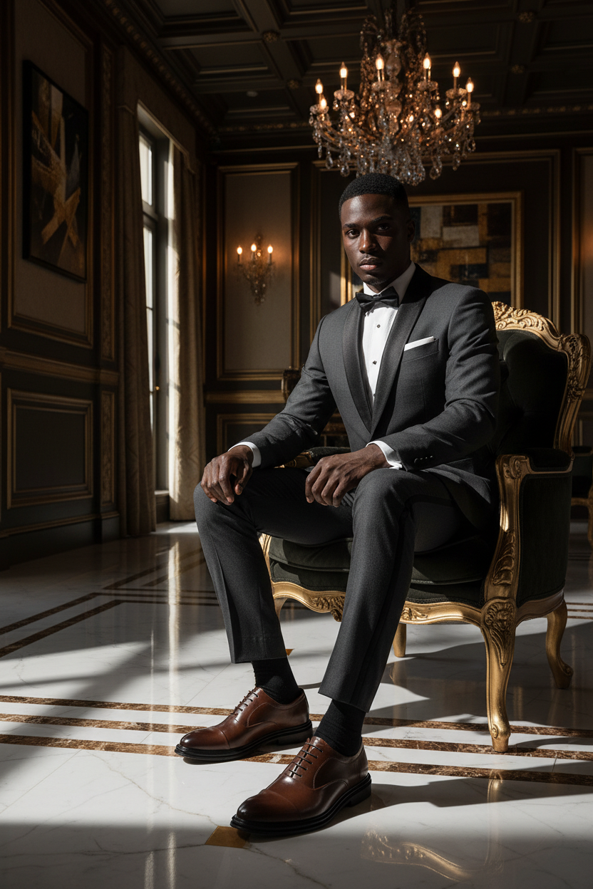 👑 Royal Cuir Quotidien – Derby Business Confort