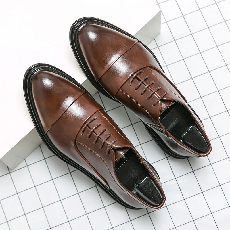 👑 King Cuir Quotidien – Derby Business Confort