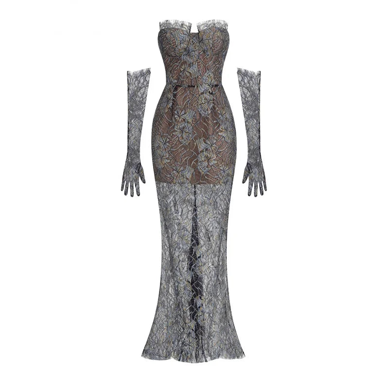 👑 QUEEN DENTELLE SIRÈNE — ROBE SIGNATURE