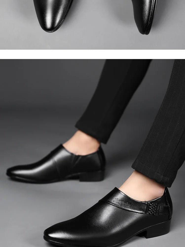 👑 Royal Slip-On Cuir – Oxford Business Grande Taille